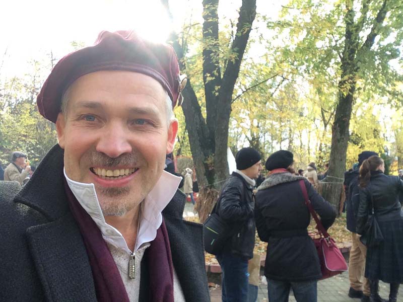 шаржист Мишель на кельтском празднике корпоратив