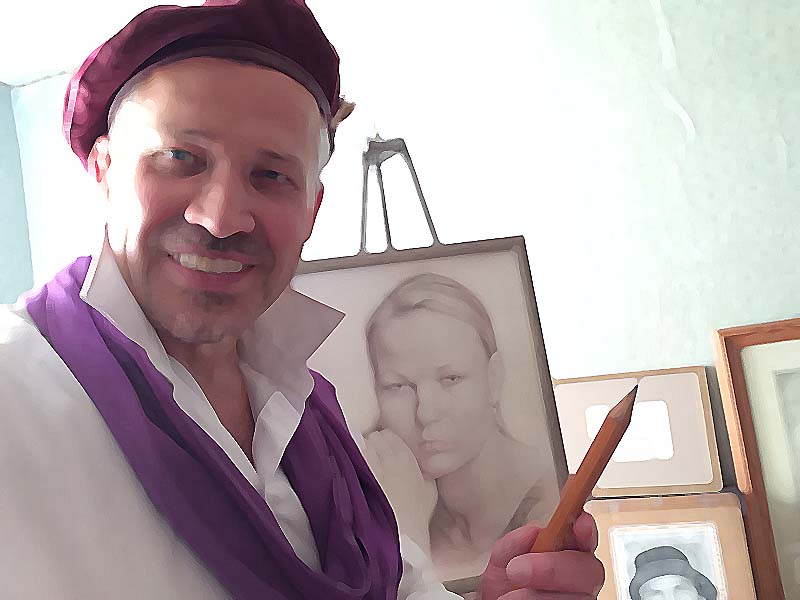 Шаржист и фитбол на свадьбе в Минске